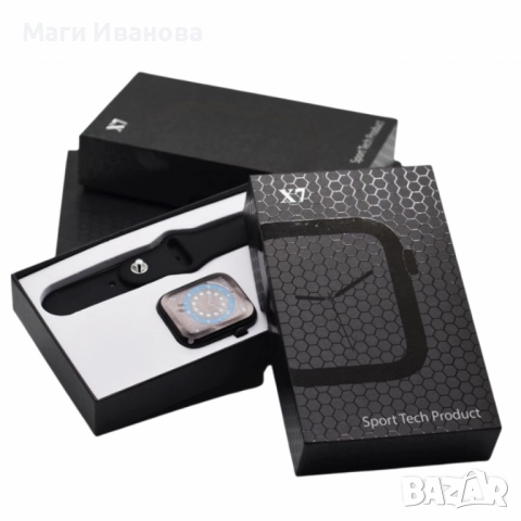 Смарт часовник 1,44-инчов екран с пълно докосване за мъже и жени Bluetooth разговор.