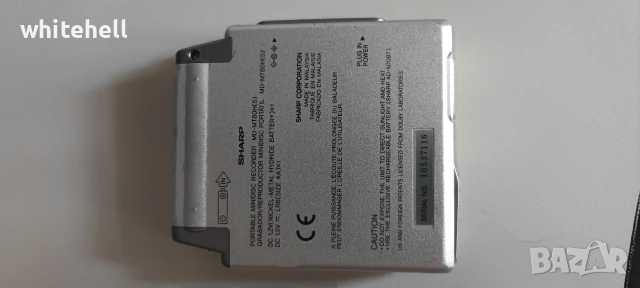 SHARP MD-MT80H(S) Portable MiniDisc Recorder, снимка 2 - Аудиосистеми - 54235066