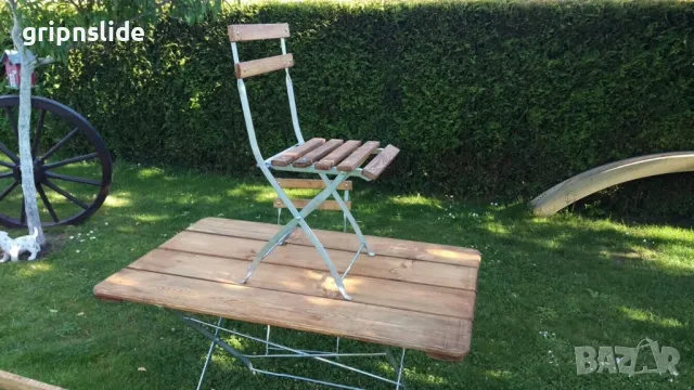 сгъваеми маси от дърво и метал, снимка 2 - Маси - 49029011