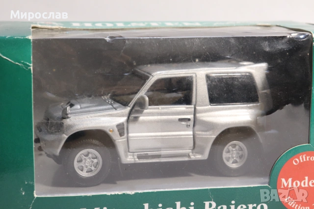 1/43 MITSUBISHI PAJERO ДЖИП КОЛИЧКА КАМИОН МОДЕЛ, снимка 2 - Колекции - 53341743