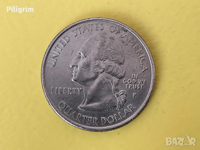 САЩ 25 цента 2002 г. (Р), Mississippi., снимка 2 - Нумизматика и бонистика - 55725086