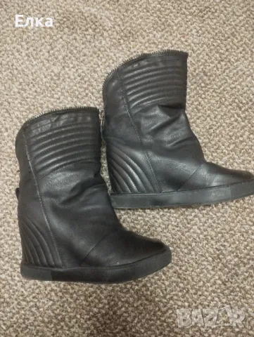 Детски ботуши с платформа естествена кожа, снимка 2 - Детски боти и ботуши - 48837426