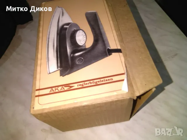 Аka electric нова неизползвана ютия от соца немска ГДР, снимка 2 - Други стоки за дома - 49548202