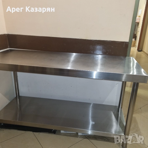 Професионална маса от неръждаема стомана, снимка 1