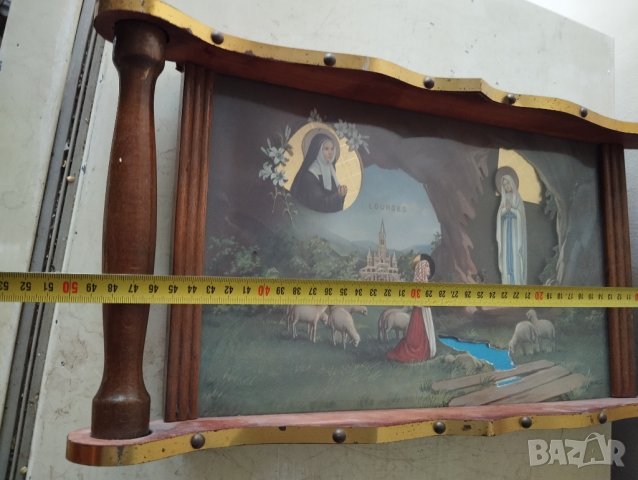 табла,поднос с религиозен мотив, снимка 3 - Антикварни и старинни предмети - 42698549