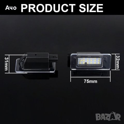 Led плафони заден номер Dacia Duster, снимка 3 - Аксесоари и консумативи - 40333023