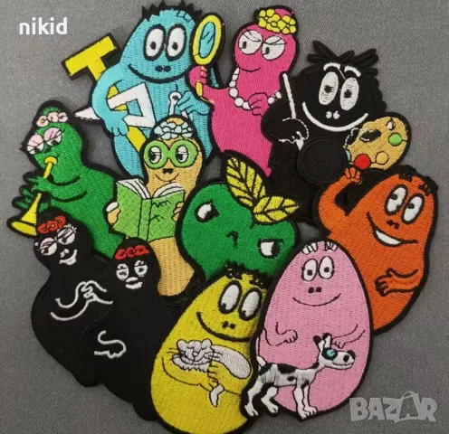 Барбарон Барбарони Барбароните емблема апликация за дреха дрехи самозалепваща се нашивка картинка, снимка 2 - Други - 48202709