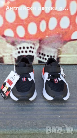 Английски детски маратонки с Мики Маус, снимка 6 - Детски маратонки - 50464629