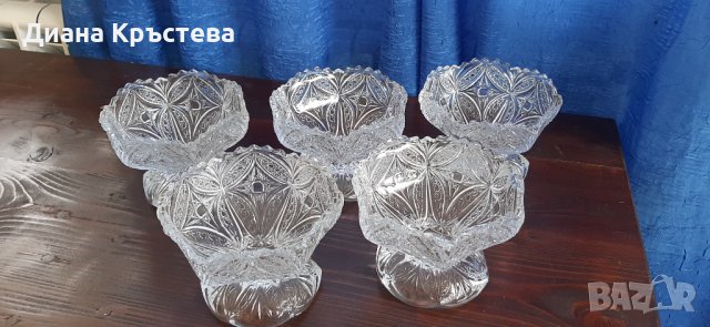 Стъклени купички, чинийки и чаши - най-различни, снимка 1 - Други - 39973510