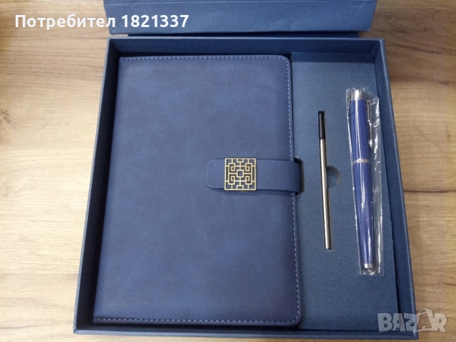 Подаръчен комплект тефтер и химикалка , снимка 2 - Подаръци за рожден ден - 51875019