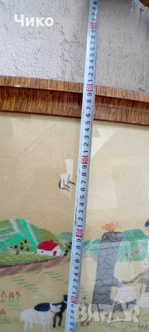 Стар голям панорамен ковьор , снимка 4 - Антикварни и старинни предмети - 52056409