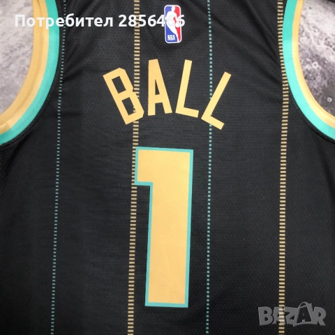 Мъжки потник Jordan Charlotte Hornets LaMelo Ball размер XXL, снимка 3 - Тениски - 52007420