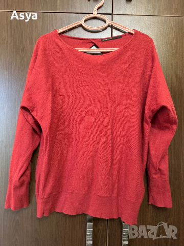 Блуза с изрязан гръб, снимка 3 - Блузи с дълъг ръкав и пуловери - 44807249