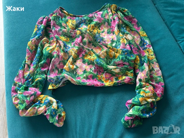 Ефирна дамска риза Lindex, снимка 2 - Ризи - 53944444