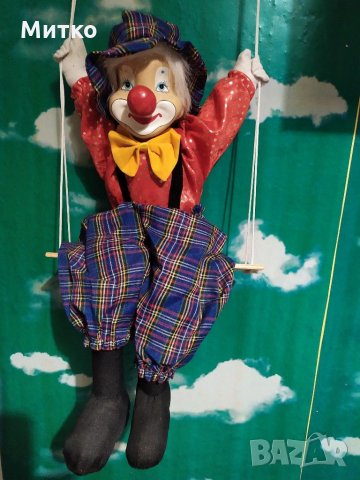 Порцеланова кукла клоун., снимка 2 - Статуетки - 30718704