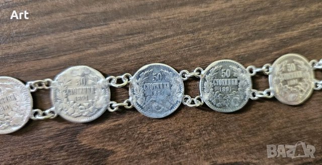 Уникална сребърна гривна , снимка 6 - Други ценни предмети - 39063633