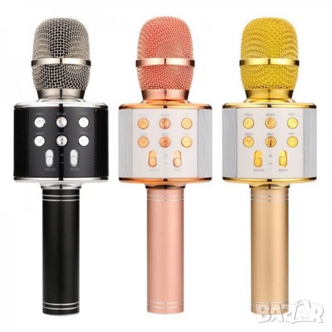 Модерен безжичен караоке микрофон за музикално забавление, снимка 3 - Микрофони - 31011086