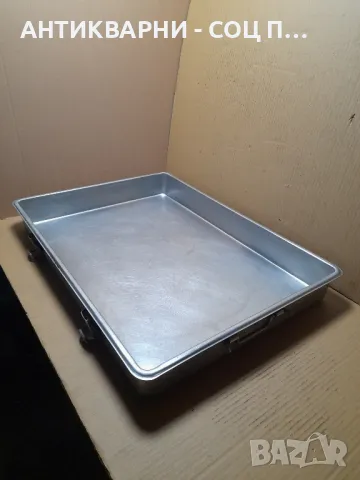 Соц Стара Хром Неръждаема Тава Съд Тегло 7.200кг.