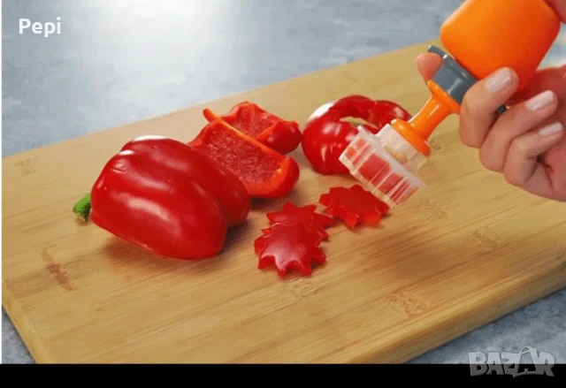 Уред за декоративно рязане на плодове и зеленчуци в различни форми , снимка 5 - Други - 48732890