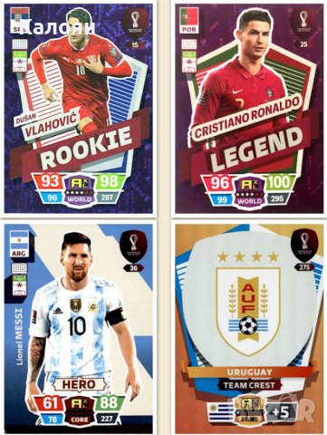 Албум за карти Адреналин на Световното първенство 2022 Катар (Панини), снимка 3 - Колекции - 37929534