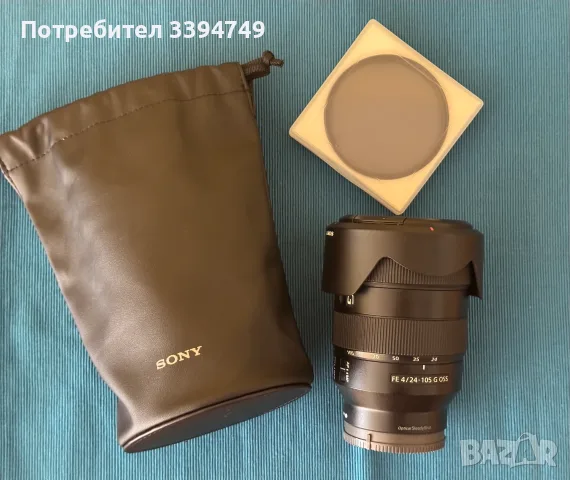 Обектив Sony FE 24-105mm f/4 G OSS като нов + подарък филтър