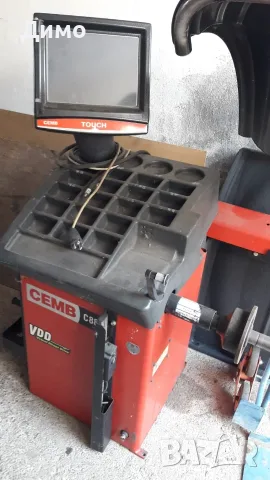 Професионална баланс машина за гуми и джанти CEMB C88 EVO VDD – тъчскрийн, VDD, перфектна
