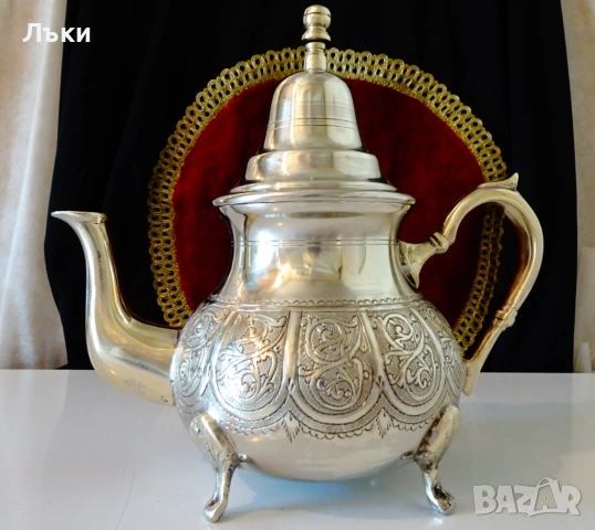 Чайник,кана Hadj Bennani metal-argente,Мароко. 