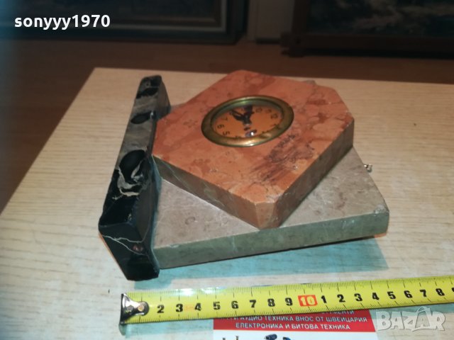 мраморен френски часовник 1702211014, снимка 10 - Колекции - 31846451