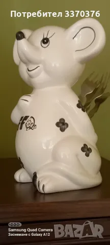 Порцеланова фигура за прибори-мишка+ 6 вилички, снимка 6 - Аксесоари за кухня - 47520223