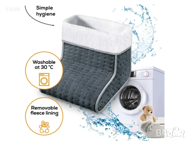 НОВИ! Електрически ботуш грейка за крака Beurer FW 20, снимка 5 - Други - 50733766