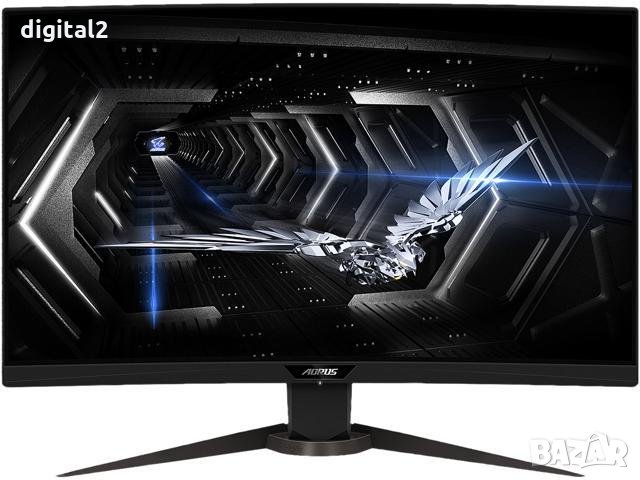 Геймърски Монитор Gigabyte 32 инча G32QC, VA HDR, Curved 1500R, 165Hz, 2K, 1ms нов запечатан , снимка 4 - Монитори - 32031718