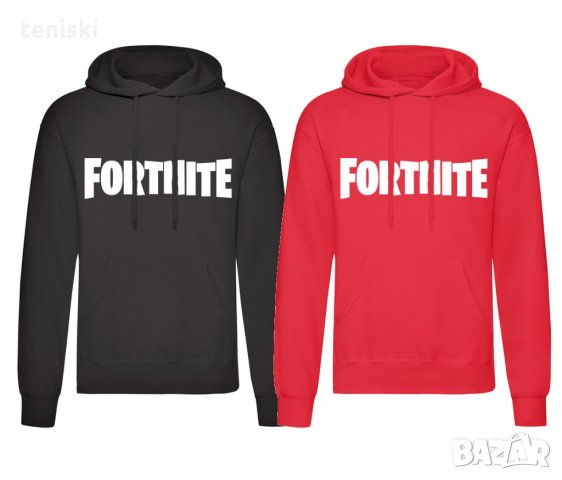  Геймърски суичър Fortnite принт Мъжки и детски 2 модела, снимка 4 - Суичъри - 32070369