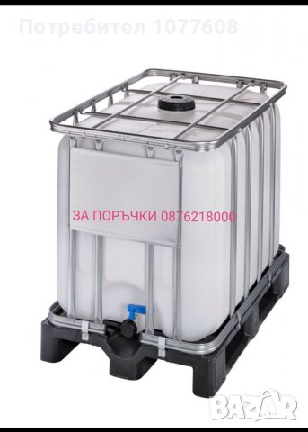 IBC контейнери 600 литра(80см/120см), снимка 1 - Други машини и части - 30679018