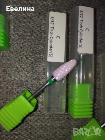 Фреза за нокти керамична, метална, карбидна, безопасна, снимка 7 - Продукти за маникюр - 39532468