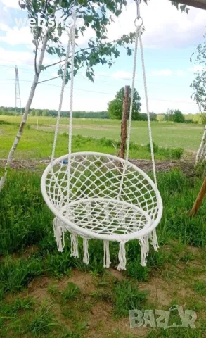 Люлка гнездо тип висяща хамак люлка , снимка 5 - Градински мебели, декорация  - 48595845