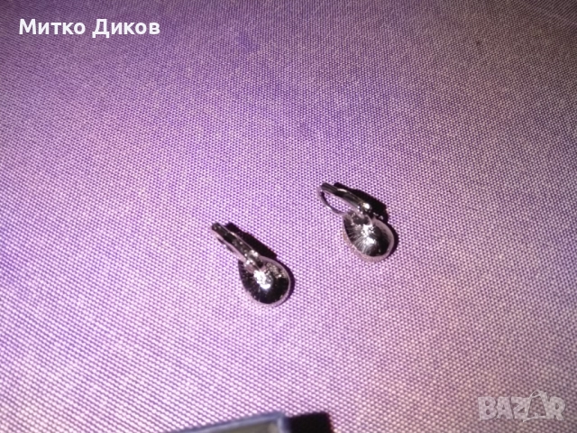 обеци с кристал ОРИГИНАЛЕН на марката Swarovski нови, снимка 7 - Обеци - 51723380