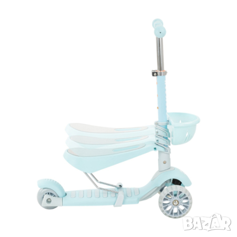 Makani Тротинетка BonBon 4 в 1 Candy Blue, снимка 8 - Детски велосипеди, триколки и коли - 44525100