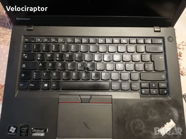 Лаптоп Lenovo Thinkpad T450 за части или ремонт., снимка 6 - Части за лаптопи - 49924063