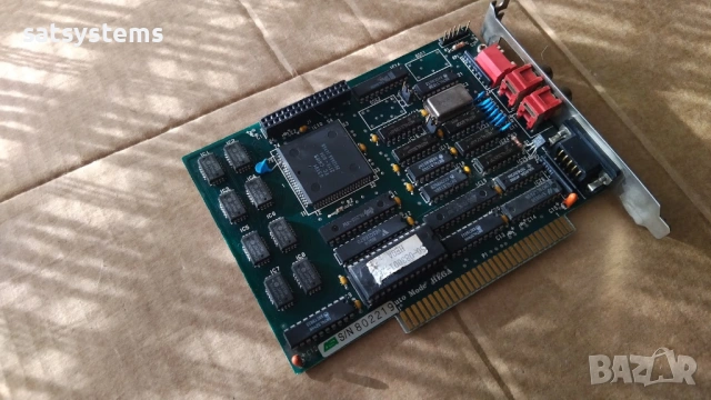 Ретро видео карта PC Chips G3101 (Paradise PEGA 1A ) 256KB 8-bit ISA, снимка 4 - Видеокарти - 54009711