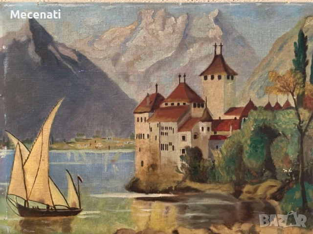 БОРИС АНГЕЛОВ масло 1937 г., снимка 2 - Картини - 53122850