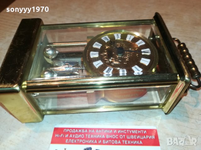 GOLD CLOCK-GERMANY 1209211244, снимка 6 - Антикварни и старинни предмети - 34106950