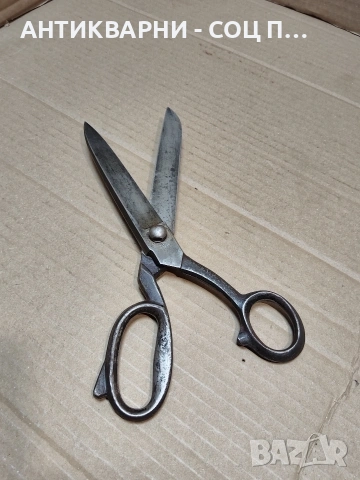 Соц Стара Българска Шивашка Ножица. НОМЕР 661., снимка 4 - Антикварни и старинни предмети - 53939245