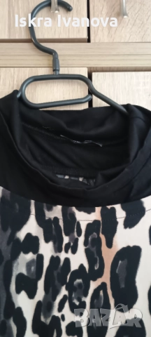 Леопардова рокля размер М, снимка 5 - Рокли - 52402965