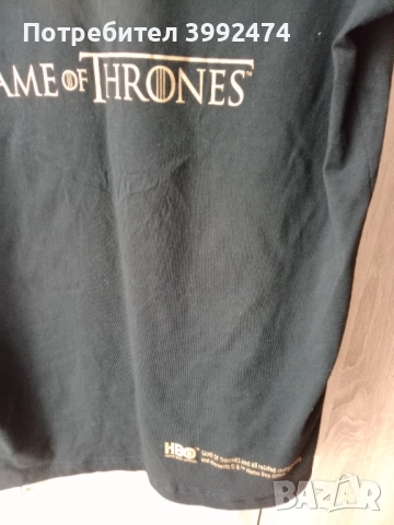Тениска,Game of Thrones,L, снимка 4 - Други - 51480109