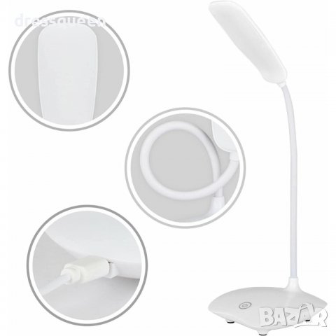 3742 Настолна LED лампа, снимка 5 - Настолни лампи - 37758551