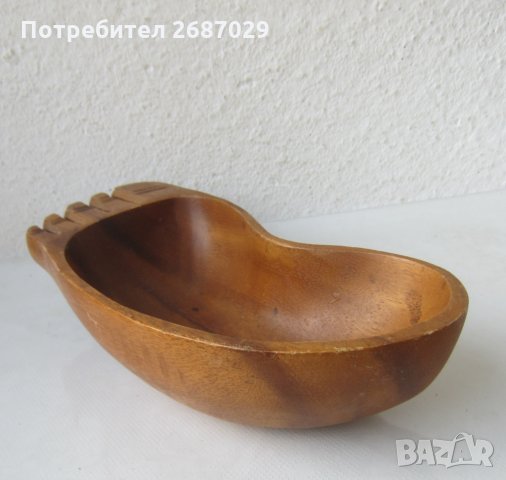 дървен съд  крак - стъпало, дърворезба, поднос, къщичка за птици, снимка 4 - Други - 30304791