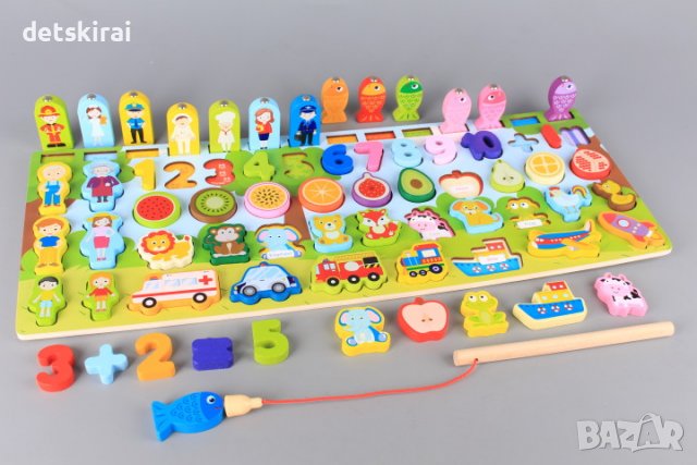 Предучилищен център - дървен - 7 в 1