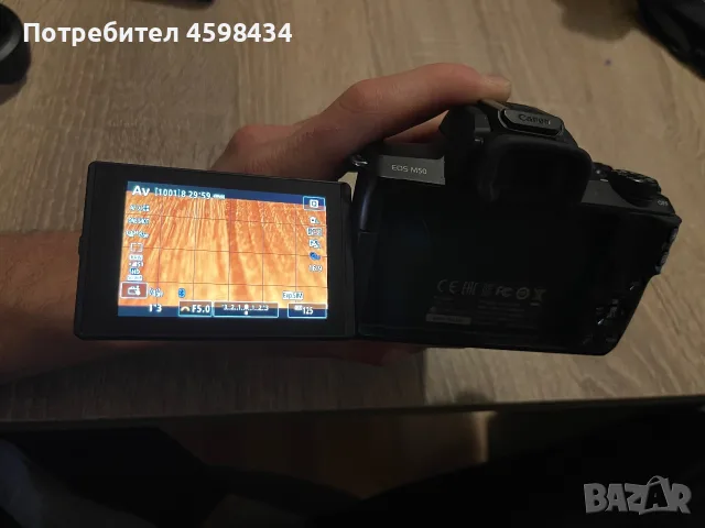 Canon m50 с два обектива , снимка 5 - Камери - 56437495