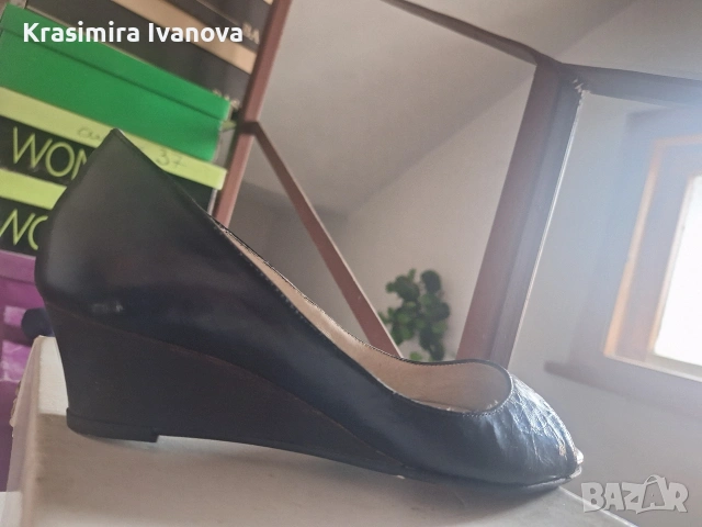 нови обувки естествен лак на платформа , снимка 3 - Дамски ежедневни обувки - 54160468