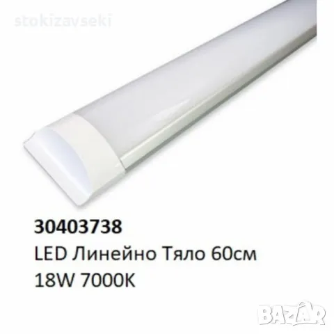 LED линейно тяло за повърхностен монтаж – 18W/36W, 7000K, снимка 6 - Лед осветление - 48904623